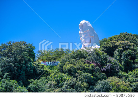 View of Japan's Kamakura cityscape, Ofuna Kannon, etc. View of Japan's Kamakura cityscape, Ofuna Kannon, etc. 80873586