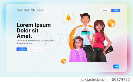 people holding debit or credit card electronic wireless payment digital transaction online shopping money transfer 80874733