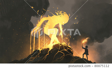 Awakening of the lava giants 80875112