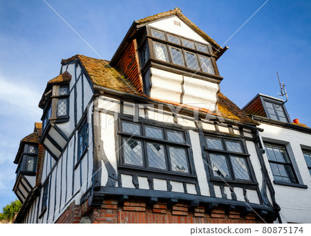 Timber-framed house in Hastings East Sussex South East England UK Timber-framed house in Hastings East Sussex South East England UK 80875174