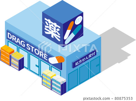 等距藥店大樓 80875353