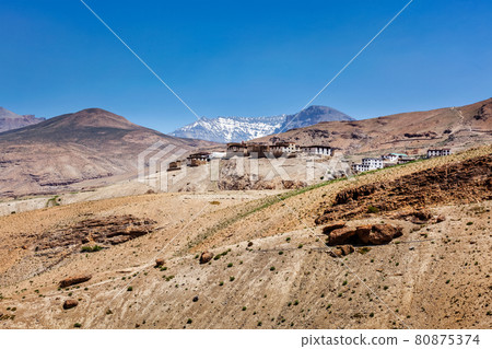 Kibber village in Himalayas Kibber village in Himalayas 80875374