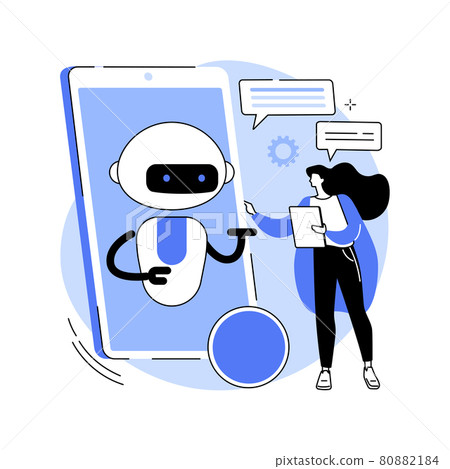 Natural language processing abstract concept vector illustration. Natural language processing abstract concept vector illustration. 80882184