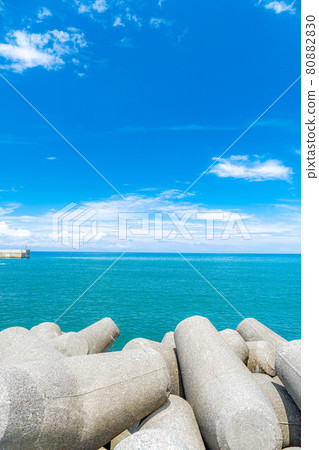 大海和夏日的天空[新潟縣] 80882830