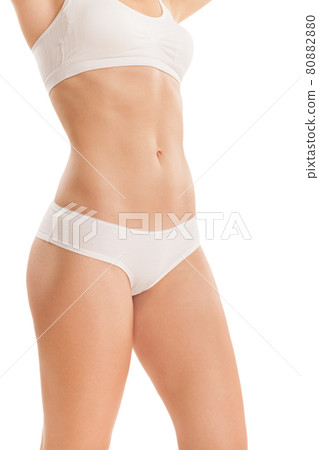 Slim body of woman. 80882880