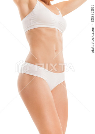 Slim body of woman. 80882893