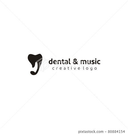 Tooth teeth, music note icon for dental health...-插圖素材 [80884154] - PIXTA圖庫