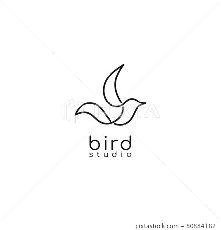 bird, icon, vector 80884182