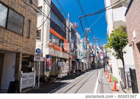 Keio Line Shimotakaido Station West Exit Shopping Street Lined up shops Setagaya-ku, Tokyo 80885367
