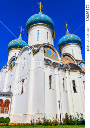 Assumption Cathedral of Trinity Lavra of St. Sergius in Sergiev Posad, Russia Assumption Cathedral of Trinity Lavra of St. Sergius in Sergiev Posad, Russia 80886172