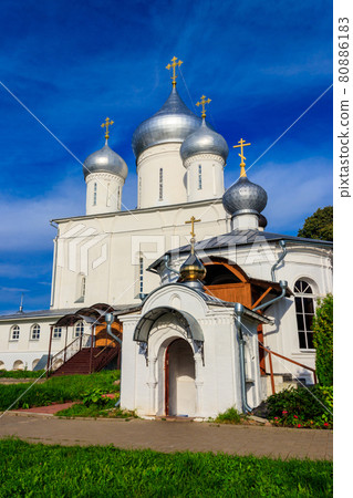 Nikitsky Monastery in Pereslavl-Zalessky, Russia. Golden ring of Russia Nikitsky Monastery in Pereslavl-Zalessky, Russia. Golden ring of Russia 80886183