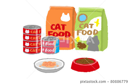 貓糧（手繪色） 80886779