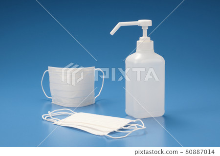 口罩和酒精電暈措施的圖像 80887014