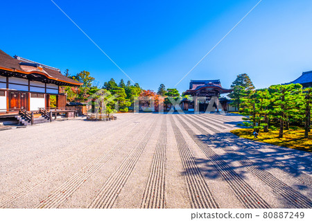 仁和寺的南庭園、真殿和手下門 仁和寺的南庭園、真殿和手下門 80887249