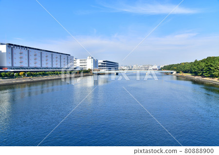 大和大橋/京濱運河北側/新平橋方向（東京都大田區）[2020.11] 80888900