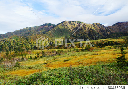 Midagahara in Tateyama in autumn colors Midagahara in Tateyama in autumn colors 80888986