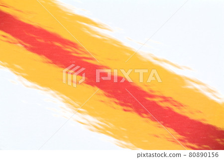 Background material: Yellow and vermilion paper-cut lines 80890156