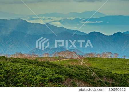 從秋天的乘鞍天際線看北阿爾卑斯山 從秋天的乘鞍天際線看北阿爾卑斯山 80890612