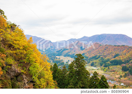 山形名寺立石寺的秋色（山寺） 80890904