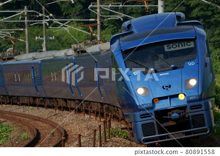 883 series limited express Sonic Kagoshima Main Line: between Togo and Tofuku 80891558