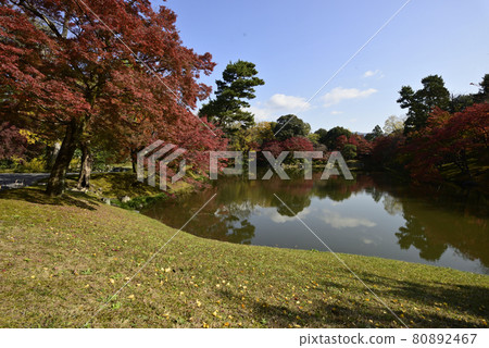 Kyoto Sento Gosho Kitaike Pond Kyoto Sento Gosho Kitaike Pond 80892467