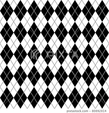 Argyle vector seamless pattern. Abstract check repeat background Argyle vector seamless pattern. Abstract check repeat background 80892814