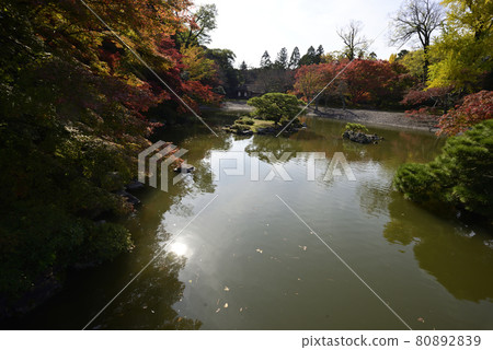 Kyoto Sento Imperial Palace Minamiike Autumn Leaves Kyoto Sento Imperial Palace Minamiike Autumn Leaves 80892839