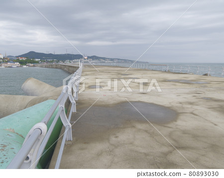 慶州市南陽面柱狀節理海灘海浪日出 80893030