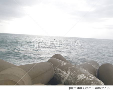 Gyeongju City. Eupcheon Port. Observatory. Columnar joints. Fan shape. Lava 80893320