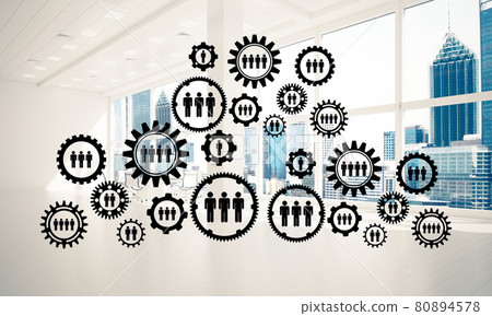 Networking and wireless connection as concept for effective modern business Networking and wireless connection as concept for effective modern business 80894578
