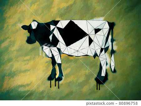 Abstract cow illustration - Stock Illustration [80896758] - PIXTA