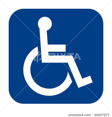 International Symbol of Access for Persons with Disabilities (Wheelchair Mark) 80897977