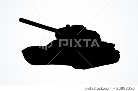 Tank. Vector drawing Tank. Vector drawing 80898356