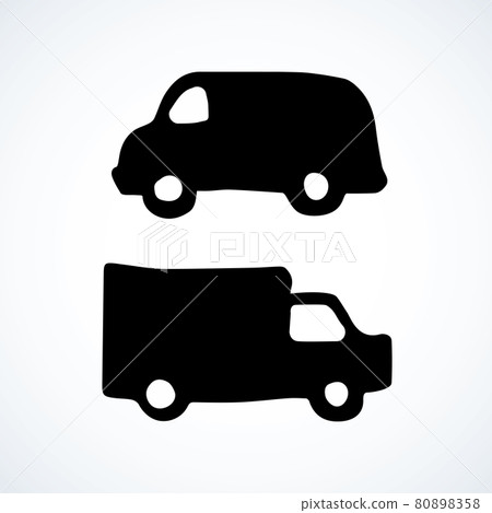 Truck. Vector drawing Truck. Vector drawing 80898358