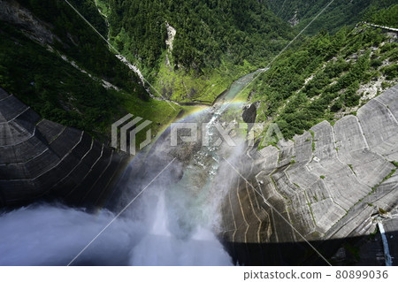 Kurobe Dam Tourism Water Dispersion 80899036