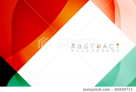 Minimal background. Abstract square shape with round corners created with wavy forms. Vector Illustration For Wallpaper, Banner, Background, Landing Page Minimal background. Abstract square shape with round corners created with wavy forms. Vector Illustration For Wallpaper, Banner, Background, Landing Page 80899715