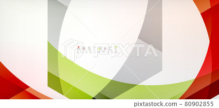 Vector color hexagons geometric abstract background 80902855