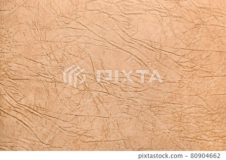 Old beige light leather sofa upholstery with abstract cracks pattern texture background 80904662