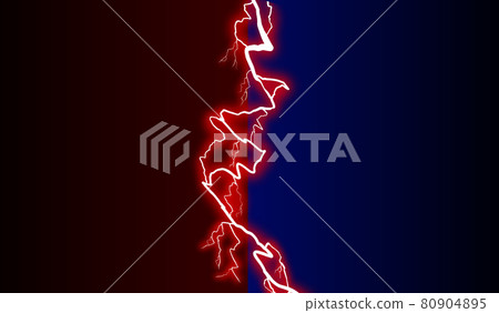 VS background (red lightning) 80904895