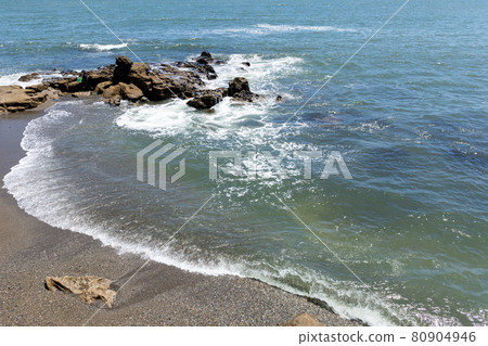Rocky area on the Hatsuzaki coast, Hitachi City, Ibaraki Prefecture Rocky area on the Hatsuzaki coast, Hitachi City, Ibaraki Prefecture 80904946