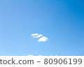 Clear blue sky and clouds 80906199