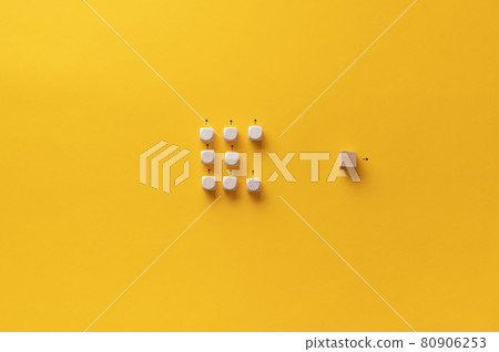 Conceptual image of personal vision, identity and uniqueness Conceptual image of personal vision, identity and uniqueness 80906253