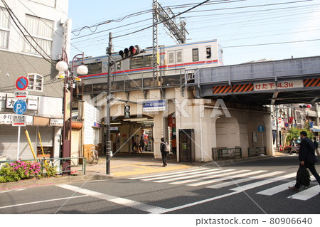車站前的京成堀切Shobuen車站 車站前的京成堀切Shobuen車站 80906640