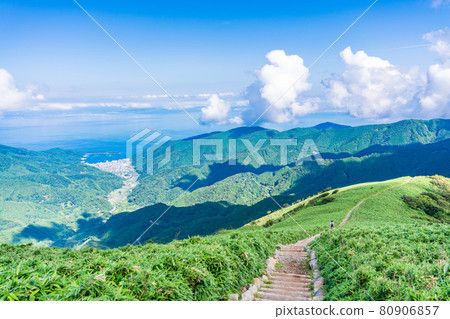 [靜岡縣] 從達磨山頂眺望靜岡縣駿河灣戶田町 80906857
