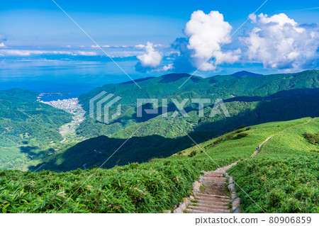 [靜岡縣] 從達磨山頂眺望靜岡縣駿河灣戶田町 80906859