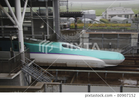 北海道新幹線 H5 系列抵達新函館北斗站 北海道新幹線 H5 系列抵達新函館北斗站 80907152