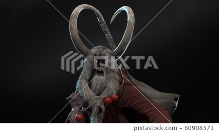 Krampus 3d render model CG 80908371
