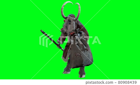Krampus 3d render model CG 80908439