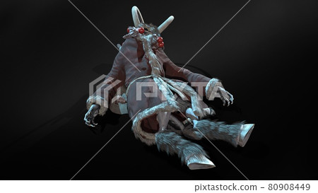 Krampus 3d render model CG 80908449