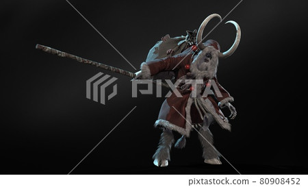 Krampus 3d render model CG Krampus 3d render model CG 80908452